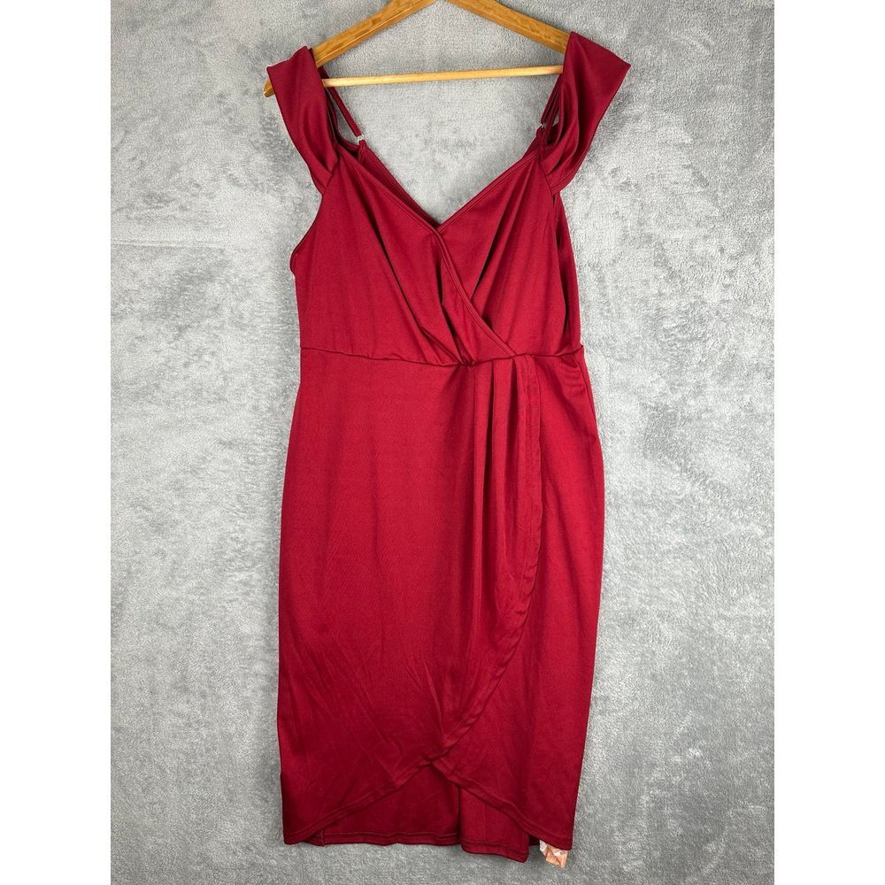 SHEIN curve red dress‎ size 0XL